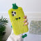CrazyLemon Plüsch Hülle für iPhone 7 / iPhone 8 / iPhone SE 2020/2022 4.7 Zoll, Flauschige Fell Hülle Handyhülle Cartoon Form Handytasche Schützend TPU Silikonhülle - Puppe Grün