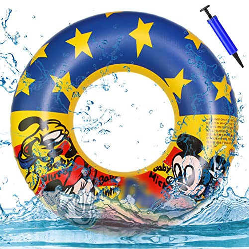 Anneau De Natation Gonflable,Disques Flottants De Natation,Aide à La Natation,Flotteur De Piscine 60cm Enfants pour Les Jeux d'eau D'été,Bouée Bébé, Anneau De Natation pour Bébé, Bague De Natation