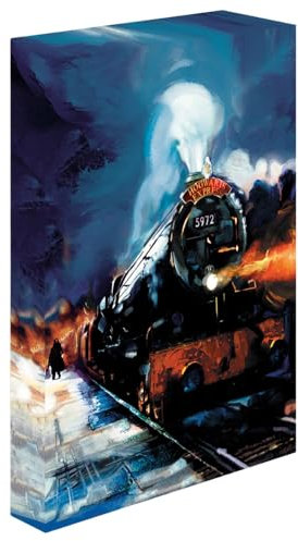 HARRY POTTER Light Up Canvas (Hogwarts Express Design), Large Canvas 30cm x 40cm, HARRY POTTER Gifts for Women and Men, HARRY POTTER Gifts for Girls and Boys - Official Merchandise