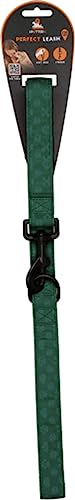 Spotted! Pro Dog Leash - Haustierleine mit Musketon-Verschluss - Extra D-Ring - Wetterfest & wasserdicht - 120 cm - Grün