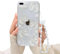 Ownest Compatible with iPhone 7 Plus/iPhone 8 Plus Case with Clear Cute 3D Bowknots and Pearl Aesthetic Patterns for Women Girls, Glitter Sparkle Back and Full Lens Protective Phone Case Cover+Chain