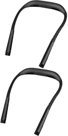 HOMSFOU 2piezas Lampara De Lectura Recargable Usb Para Cuello Luz Led Flexible Para Leer La Cama Camping y Correr Portátil y Ligera