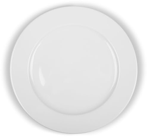 Melamine Dining Set, Plates and Bowls, Break-Resistant, Dishwasher Safe, 100% Melamine, BPA Free, White (6X 8 Starter Side Plates)