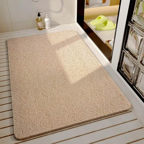 Pevfeciy Tapis de Baignoire antidérapant 90x90 Tapis de Douche antidérapant Tapis antidérapant Douche Simplicité Moderne PVC Doux et Confortable,Haute perméabilité