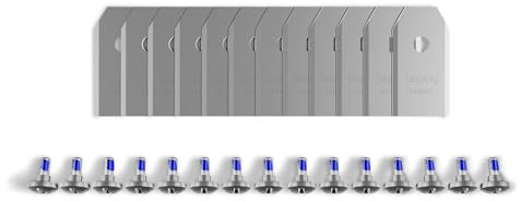 Segway Navimow lame di ricambio Plus (12 pezzi), accessorio per robot tagliaerba Navimow i105E, i108E, H500E-VF, H800E-VF, H1500E-VF, H3000E-VF, X315E, X330E, X350E, X390E
