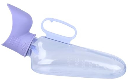 Beavorty Tragbares Auto Urinal für Behinderte Patienten Multifunktionales Urinal mit Halterung und Bequem für Haushalt und Outdoor Einfach zu Reinigen Faltbar für Reisen