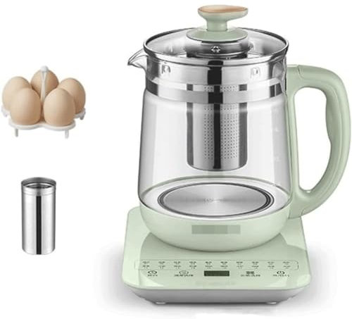 Bouilloire Électrique, Bouilloire Électrique 1,8 L, Théière En Verre Avec Infuseur Amovible, Théière En Verre Multifonction, Bouilloires Électriques Éteintes Avec Écran Tactile Intelligent.,B