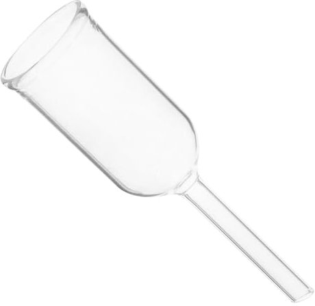 PRETYZOOM Embudo De Vidrio Equipo De Laboratorio Embudo De Vidrio Cilíndrico Para Filtración Química Laboratorio Transparente