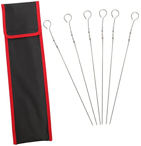 BESPORTBLE Skewer Storage Bag for Barbecue Utensils Grill Skewer Container Outdoor Storage Pouch