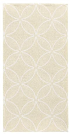 50 Servietten ROYAL Collection 1/8-Falz 40 cm x 40 cm champagner Circle Flowers