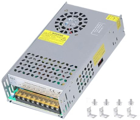 Akfldms Fuente de Alimentación de CC 36 V, 16,7 A, 600 W, Convertidor de 110 V CA A 36 V, Transformador de Fuente de Alimentación Conmutada para Cabrestante de 36 Voltios.