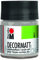 MARABU Flacon de 50 ml Peinture acrylique Decormatt Argent métallique
