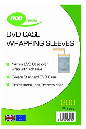 Neo Media DVD Wraps (Pack of 200)