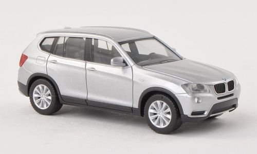 BMW X3 (F25), silber , Modellauto, Fertigmodell, Herpa 1:87