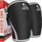 Nordic Lifting Hochwertige Kniebandagen für Gewichtheben, Sport, Training, Crossfit, powerlifting, und mehr (1 Paar, S, schwarz)