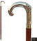 SouvNear dekorative Gehstöcke in Premiumqualität - Palisander mit Messinggriff, antike Optik, viktorianischer Stil, Gehstock für Damen und Herren, eleganter Gehstock aus Indien, 95 cm, holz, Walking Cane........, Elephant Handle