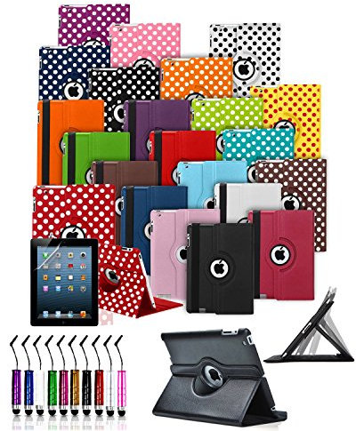 London Gadget Store For Amazon Fire 7 with Alexa (7th Generation, 2017 Release, 7 inch) - MobiBax Prime Custom Made Tablet Case Cover with 360° Rotating and Stand Feature with Mini Stylus in HOT PINK