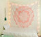 raajsee Indisch Wandteppich Mandala Roségold, Boho WandDeko, Aesthetic Room Décor, Wandtuch Mandala, Wandbehang Psychedelic 208X232 CM