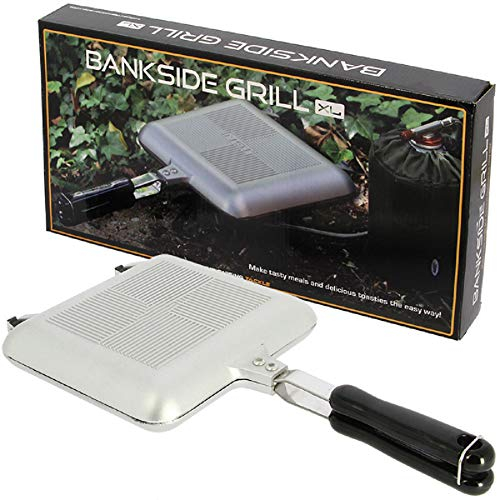 G8DS XL Toastie Maker Outdoorpfanne Sandwichmaker in Chrome oder in schwarz Gaskocher