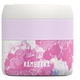 KAMBUKKA Bora Bento Box hermetisch verschlossene Müslibecher to go - Heiß und kalt - Spezialdeckel zur Druckreduzierung im Inneren der isolierten, auslaufsicheren Lunchbox - Modell Bora Pink Blossom