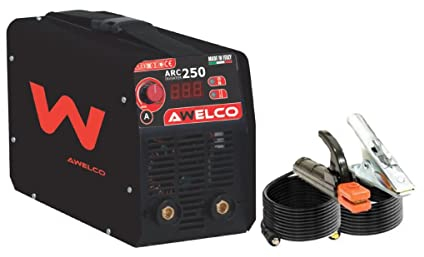 AWELCO ARC 250 - Saldatrice inverter + accessori Saldatura MMA 15-200A bacchette da 1,6 a 5 mm