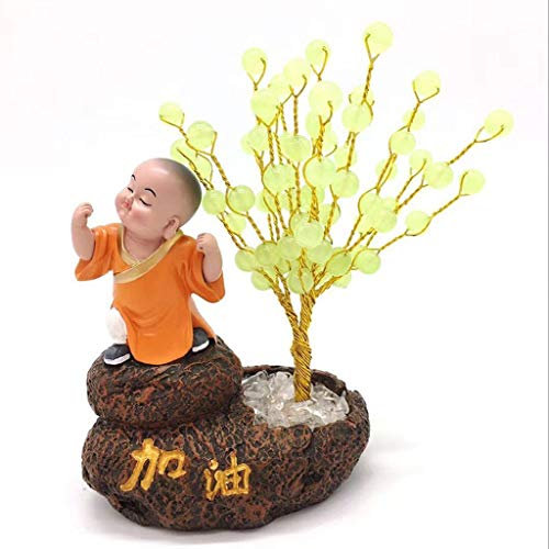 Kristallbaum des Glücks Fortune-Baum glückliche Dekoration Zen Impressionen bunten Kristall Bonsai Vermögen Geld-Baum for gutes Glück Home Office Decor Spirituelle Geschenk Glücklicher Kristallbaum