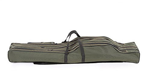 Doorslay Sac a Canne a Peche, Sac Portable de Transport pour Canne à pêche Allround Canne à pêche avec Compartiments intérieurs | Rod Bag | Sac de Transport de pêche