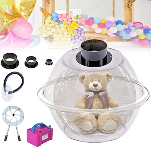 RCBDBSM Ballon Stopfmaschine Ballon Stuffer Tools Kit Balloon Stuffing Machine Ballon-Expander-Stuffer-Extraktor für Ballon-Rosen-Blumenstrauß, DIY-Blumensträuße, Hochzeitsgeschenk