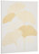 HOMCOM Ginkgo-Leinwandbild, goldfarben, 100 x 80 cm