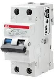 ABB DS201LHC16A30 DS201 L H Interruttore Monofase, 6kA, 230V, 16A, 50Hz