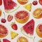 HEKO PANELS Oxford Wasserdichte Meterware Canvas-Stoff Polyester Zum Nähen Nähstoffe Möbelstoffe Dekostoffe Handwerken Wasserabweisend Blickdicht Früchte Obst 1 Meter 155 x 100 cm