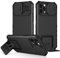 PANXIYUE Cover per iPhone 11 pro max 6.5 pollici [Militare Antiurto case] Protezione con supporto, antigraffio rigida armatura e antiurto Silicone Bumper, Protezione Fotocamera Anti Graffio, Nero