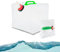 DTYGUIXE Bidón de Agua Plegable de 10 Litros Garrafa Plegable para Camping Bidón para Agua Potable de Plástico Alimentario con Grifo y Asa para Actividades al Aire Libre
