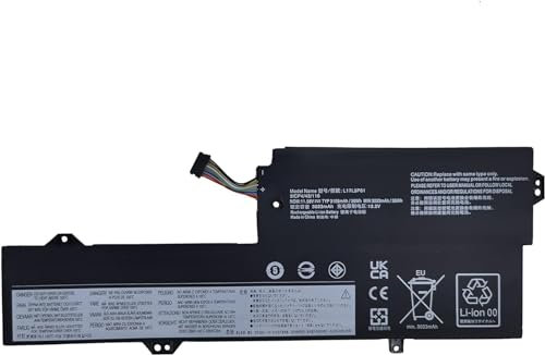 AKKEE 36Wh L17L3P61 Laptop Akku für Lenovo Ideapad Yoga 720-12IKB 330-11IGM 320S-13IKB Flex 6-11IGM Xiaoxin 7000-13 V330S-13IKB Series L17M3P61 L17C3P61