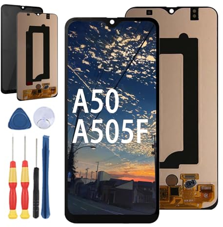 Yuxyiony Repuesto de LCD Pantalla para Samsung Galaxy A50 A505 A505F SM-A505FN/DS LCD Display Repair Screen y Accesorios de Herramientas de Repuesto.