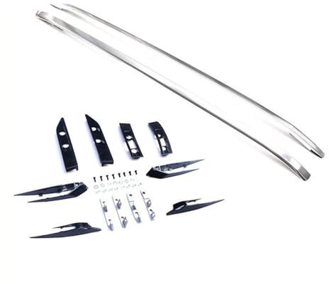 Dachgepäckablage Dachträger Aluminiumlegierung Schienen Bar Gepäckträger Bars Racks Schiene Für Land Für Rover Für Range Für Rover Für EVOQUE 2011-2018 Dachträger (Farbe : Silber)