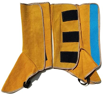 Hochleistungsschweißjacke Schweißfüße Schangen Deckstiefel tragen resistente Wärme isolierende Brandschutz for das Schweißen Metallurgie Fußschutz Hitzebeständig