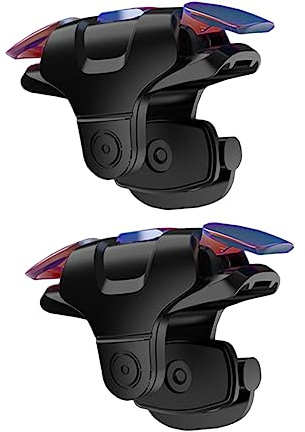 Gamecontroller Trigger für Smartphone, Robuster Spielauslöser Schwarz | Kreatives Zubehör für Handyspiele, Installieren, Tragbar, 1 Paar
