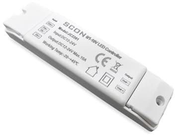 SCON 0/1-10V Dimmer Controller Intelligent 24V Low Voltage LED Dimmer for Dimming Magnetic Track Lighting System