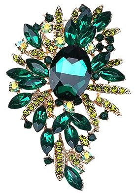 SOIMISS Broche Drôle Épingle à La Boutonnière Broche En Strass Broches Vintage Broche Fleurie à Strass Broche De Mariée Épingle à Femme Broches Anciennes Broche Insigne