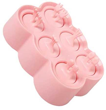 Mikinona Molde De Helado Forma De Animalito Molde Silicona Helados Resistente Temperaturas