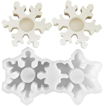 Silikonformen Gießformen Kerzenhalter, Weihnachtsbaum Teelichthalter Kerzenformen, Weihnachten Silikonform Seifenform Epoxidharz Für Sojawachs Kerzen, Seife, Gips, Handwerk