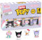 Funko Bitty Pop! Sanrio - Kuromi - 4 Pack - 1 Chance sur 6 D'avoir Une Variante Rare Chaseet Une Mini-Figurine Mystère en Surprise - 2.2 Cm