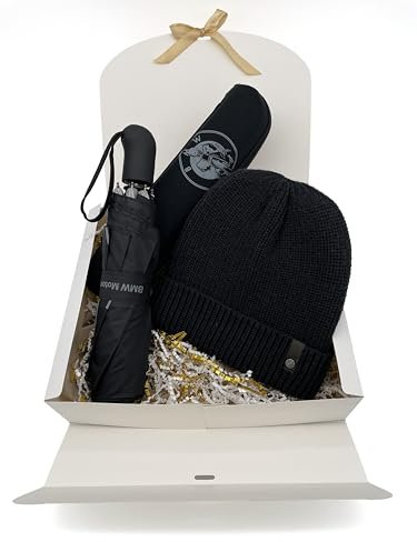 BMW Motorrad Coffret Cadeau Bonnet et Parapluie