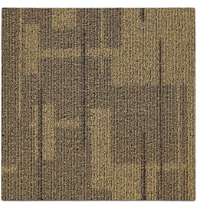 FLOORDIREKT- Teppichfliesen- selbstliegend- |- 1 Stück- |- Fliesen- Teppiche- je- 50x50- cm- robuster- Teppichboden- Bodenfliesen-rutschhemmendem (ANDORRA- BEIGE, 1 Stück- a- 50x50)