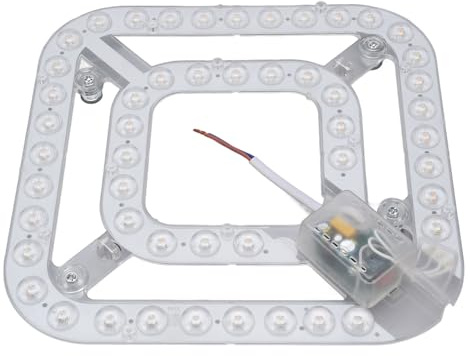 Reemplazo de Luz del Ventilador de Techo PC Redonda de Mecha, Componentes Electrónicos, Módulo de Aluminio Circular Circular para Luz de Techo, Kit de Luz del Ventilador de Techo
