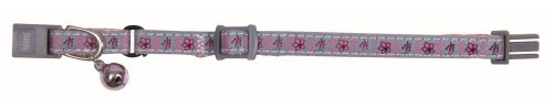 Trixie Kitten Nylon Collar, Grey-Pink(Reflelctive)