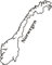 INDIGOS UG - Wandtattoo - Wandaufkleber - M067 Landkarte Norwegen 40 x 34 cm schwarz