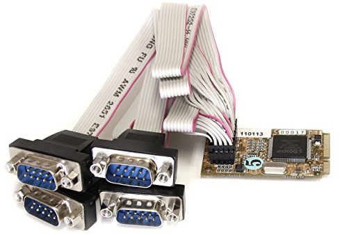 StarTech.com 4 Port RS232 Mini PCI Express Serial Card w/ 16650 UART (MPEX4S552)