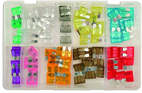 Connect 31856 Assorted Standard Blade Fuses Box 80pc